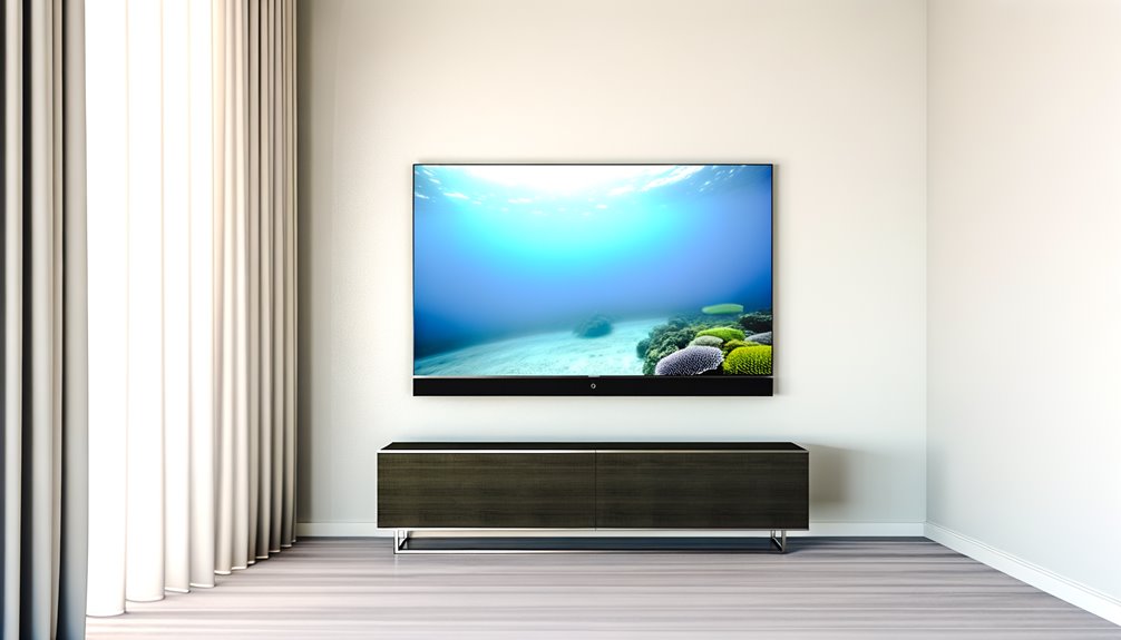 mounting television on wall