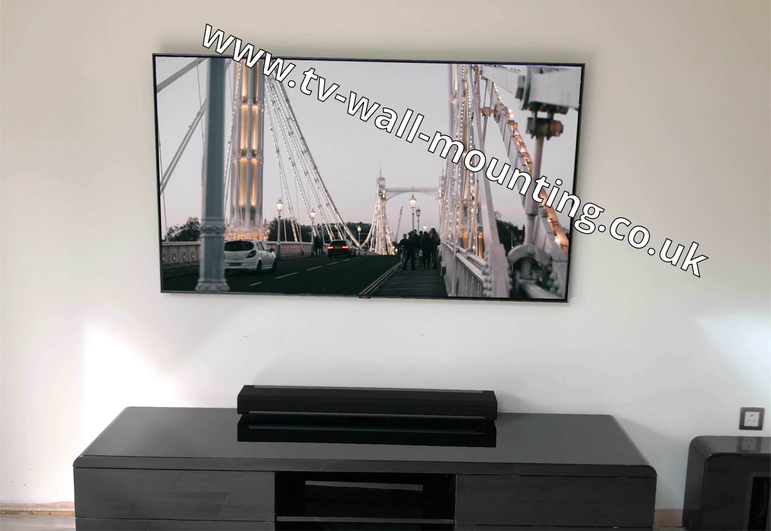 TV Installation Chelsea - Cable concealing inside fireplace and all wall types