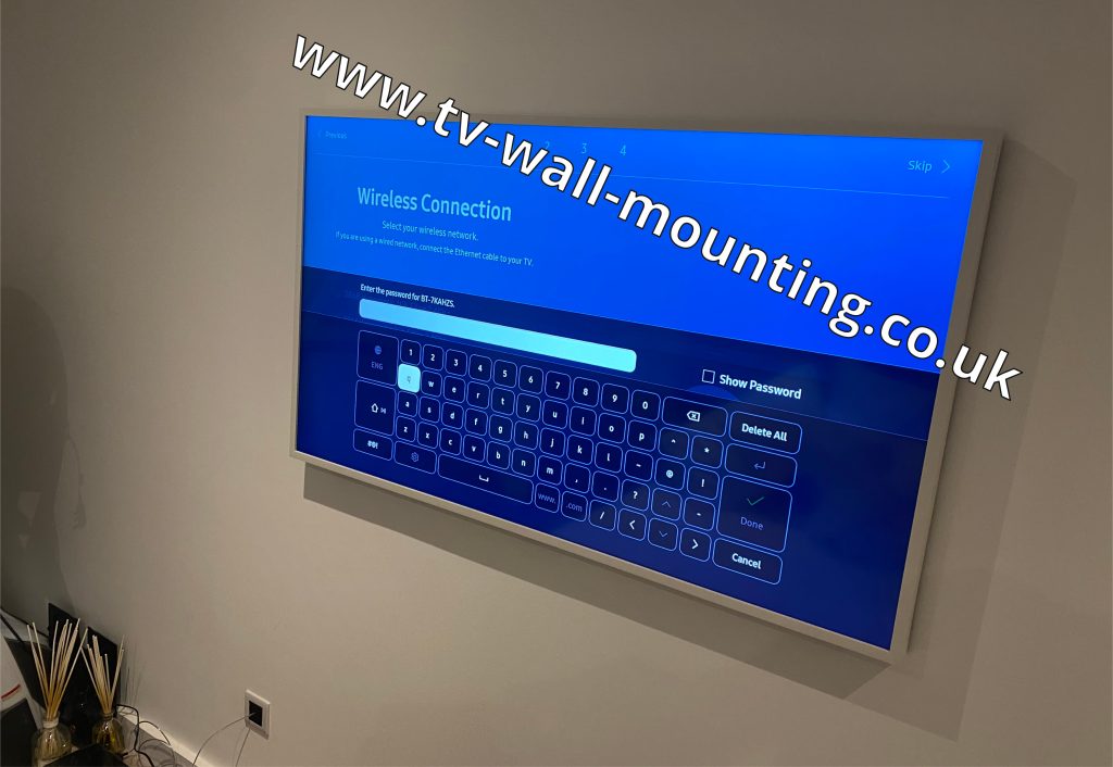 TV Installation Letchworth Garden City -Same day bracket supply and Cable concealing