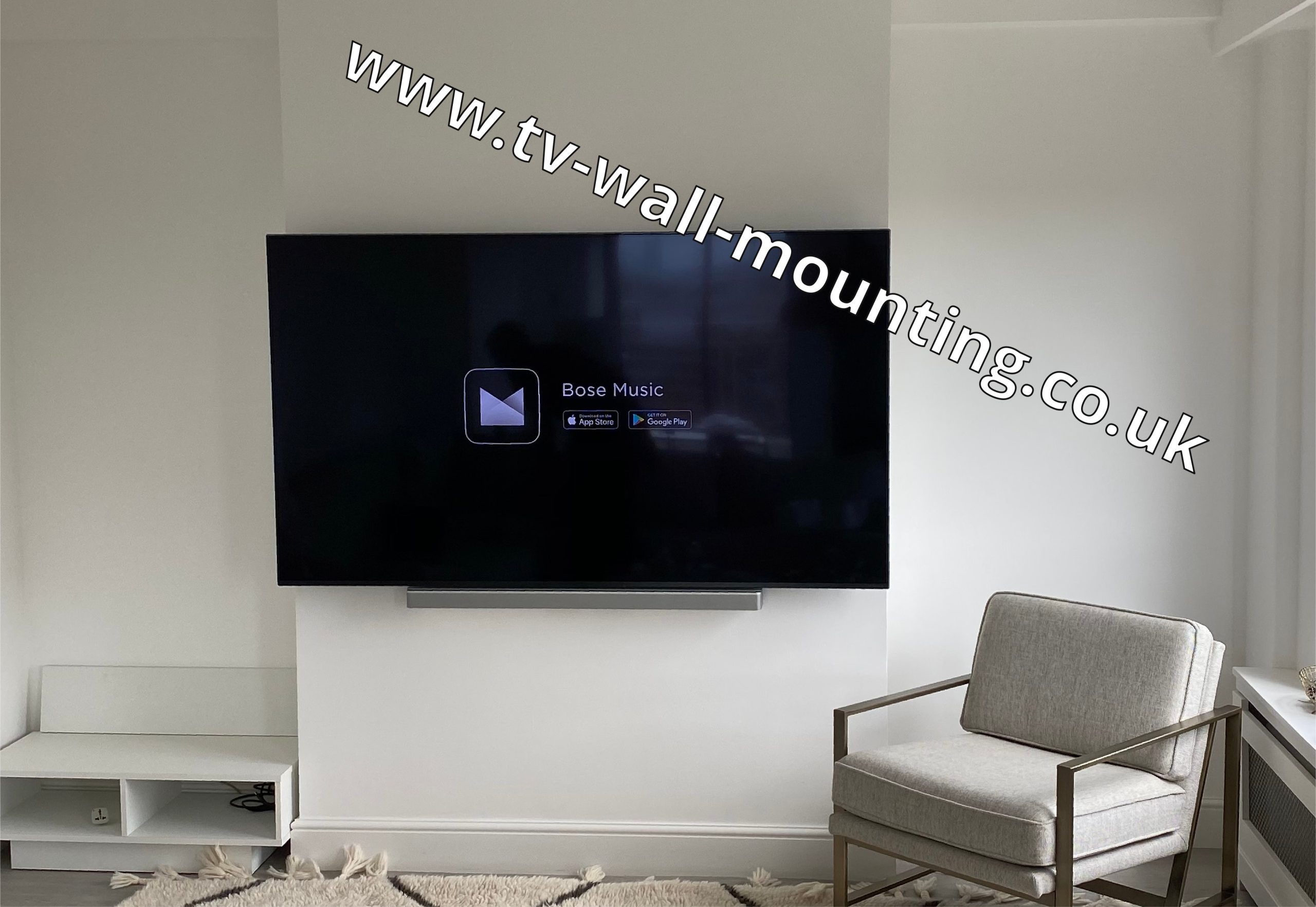 TV Installation Rayleigh - Same day service available - Cable concealing inside fireplaces and all wall types
