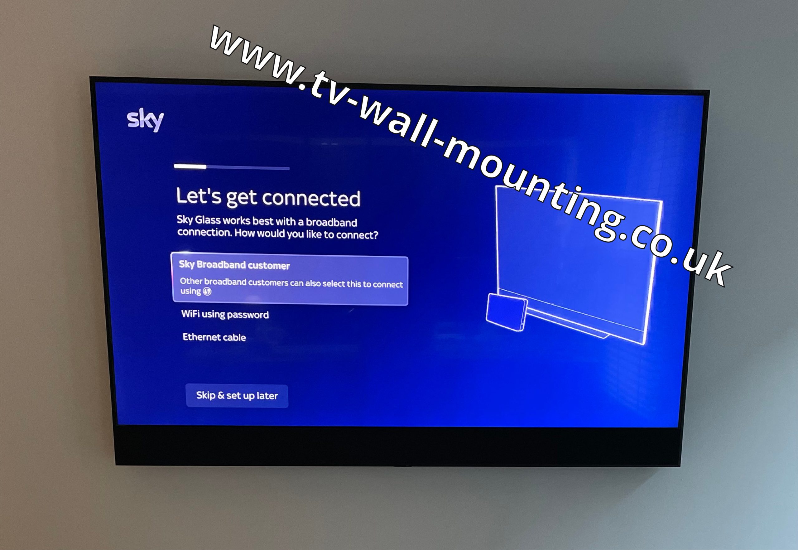 TV Installation West Molesey - Same day TV wall mounting